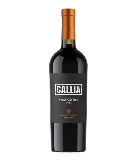 Vinho Bodegas Callia Tinto Meio Seco Argentina Malbec, Syrah 2022 750ml