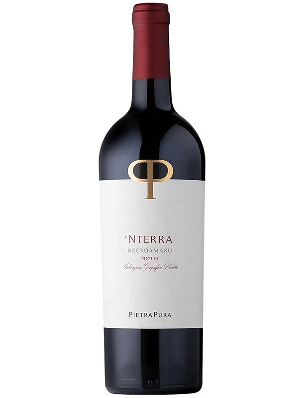 Vinho Pietrapura Tinto Seco Itália Nterra Negroamaro 2022 750ml