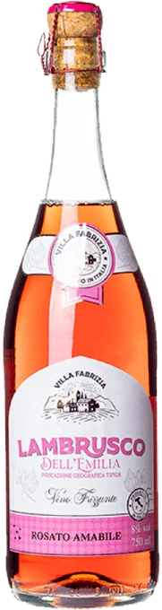 Frisante Villa Fabrizia Rosé Suave Itália Amabile Lambrusco 750ml