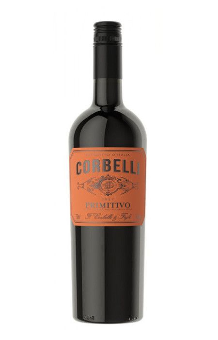 Vinho Corbelli Tinto Meio Seco Itália Primitivo 2022 750ml