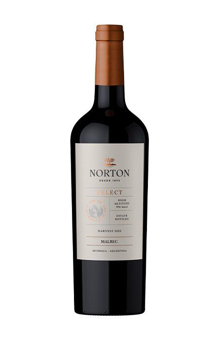Vinho Bodegas Norton Tinto Seco Argentina Select Malbec 2023 750ml