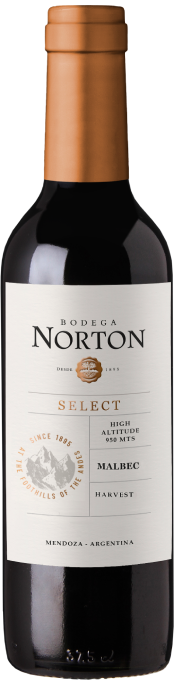 Vinho Bodegas Norton Tinto Seco Argentina Select Malbec 2023 375ml