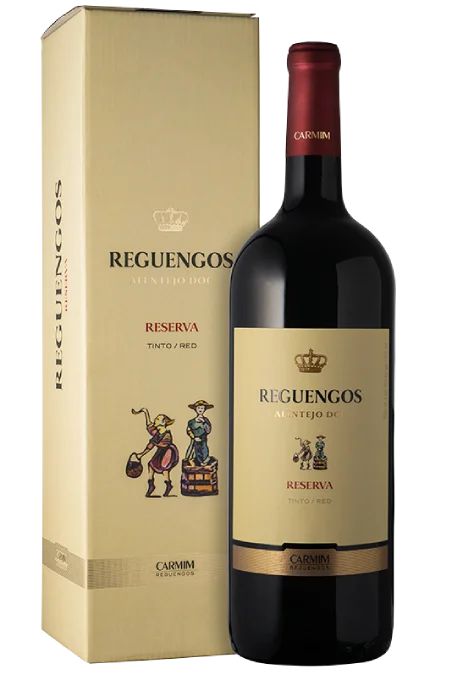 Vinho Carmim Reguengos Tinto Seco Portugal Reserva Magnum Alicante Bouschet, Aragonez, Trincadeira 2019 1,5l