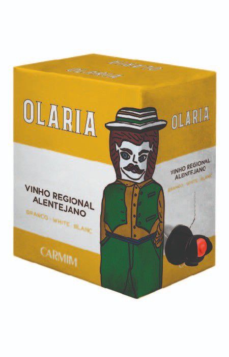 Vinho Carmim Reguengos Branco Suave Portugal Olaria Bag In Box Blend 2022 3l