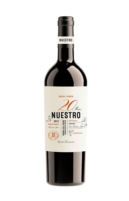 Vinho Premium Fincas Tinto Seco Espanha Nuestro 20 Meses Reserva Tempranillo 2015 750ml
