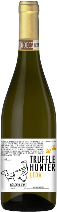 Vinho Truffle Hunter Leda Branco Suave Itália D'asti D.o.c Moscato 2022 750ml