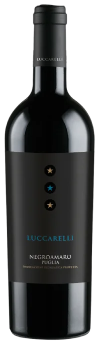 Vinho Luccarelli Tinto Meio Seco Itália Igp Negroamaro 2022 750ml