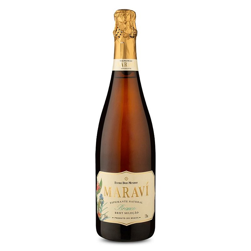 Espumante Entre Dois Mundos Branco Brut Brasil Maraví Chardonnay, Pinot Noir 750ml