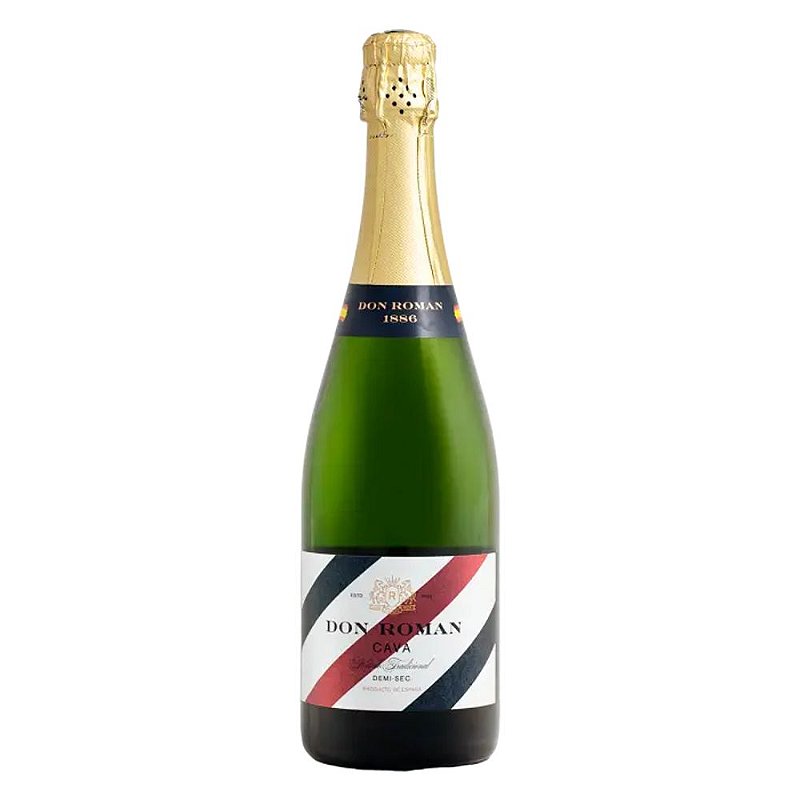 Espumante Cava Don Roman Branco Demi Sec Espanha Macabeo, Parellada, Xarello 750ml