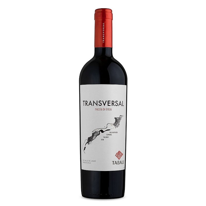 Vinho Tabali Tinto Seco Chile Transversal Mezcla Blend 750ml