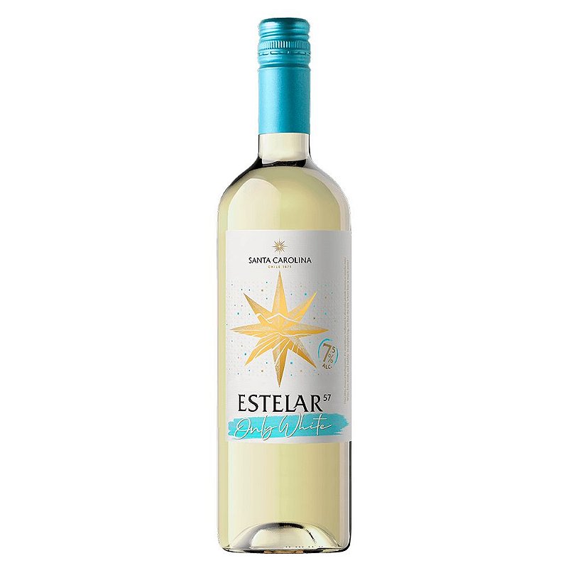 Vinho Santa Carolina Branco Suave Chile Estelar 57 Moscato 750ml