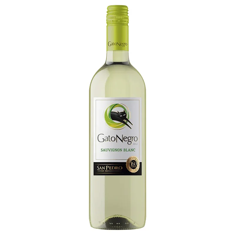 Vinho Branco Gato Negro Sauv Blanc - Frescura e Elegância em Cada