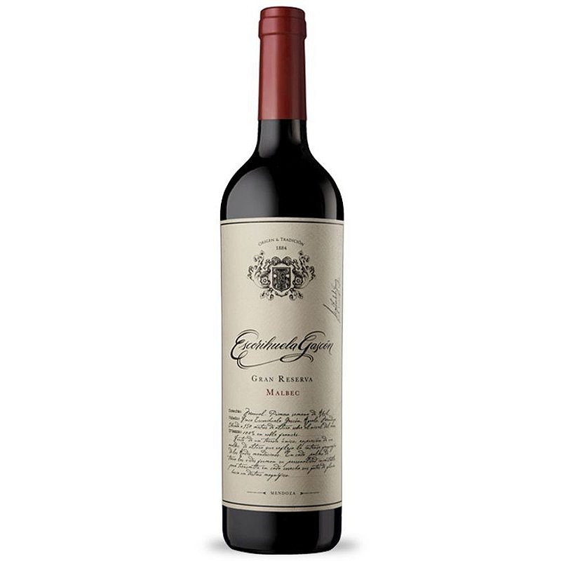 Vinho Escorihuela Gascón Tinto Seco Argentina Gran Reserva Malbec 750ml
