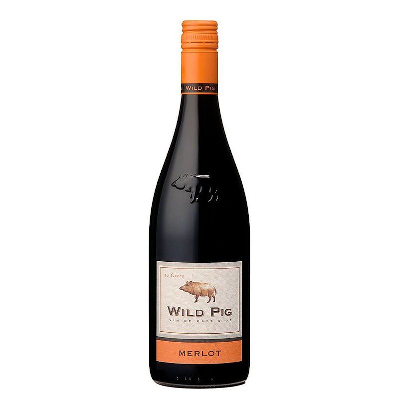 Vinho Wild Pig Tinto Seco França Pays D'oc Merlot 750ml