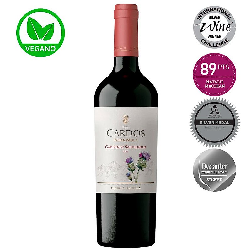 Vinho Doña Paula Tinto Seco Argentina Los Cardos Cabernet Sauvignon 750ml