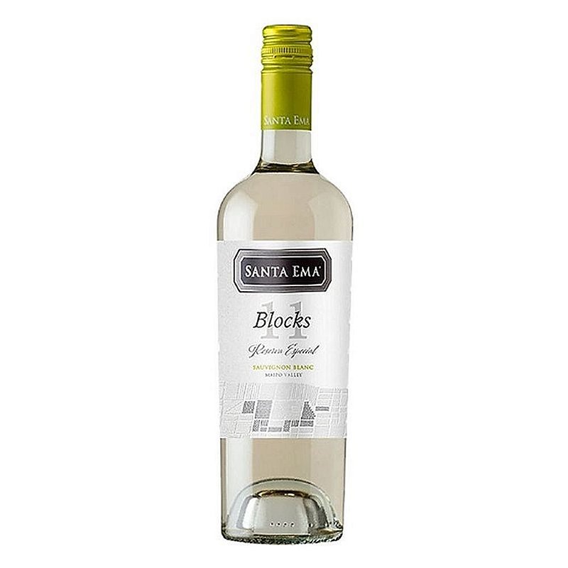 Vinho Santa Ema Branco Seco Chile Blocks Reserva Sauvignon Blanc 750ml