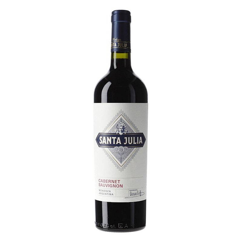Vinho Bodega Santa Julia Tinto Seco Argentina Cabernet Sauvignon 750ml