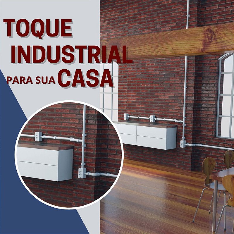 Instalação fácil e rápida da Abraçadeira de PVC