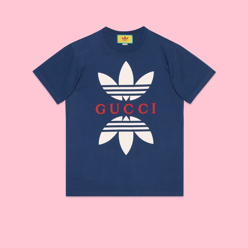 Camiseta Gucci x Adidas "Blue" - LLebu:A melhor experiênicia de Luxo online  do mundo!