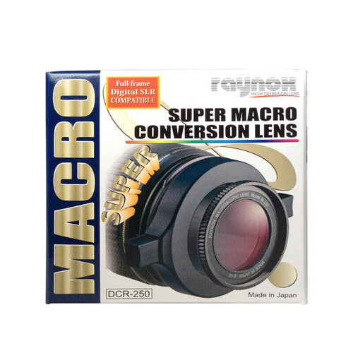 Lente Raynox DCR-250 2.5x Super Macro - Câmera Mais - Equipamentos