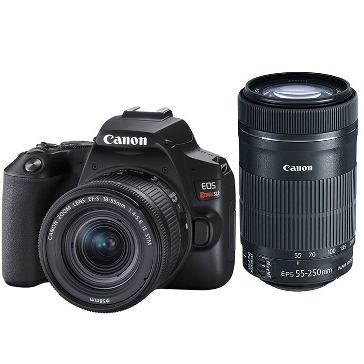Canon EOS Rebel SL3 (250D) Kit Premium (Lente 18-55mm STM e 55