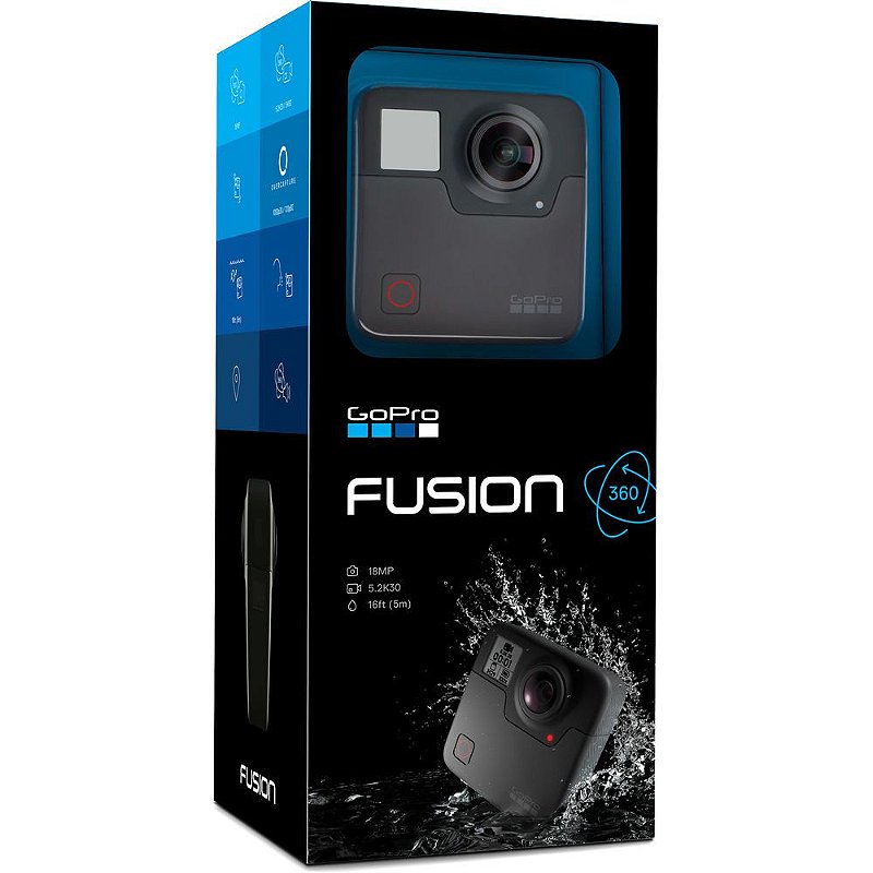 Gopro Fusion 360º - Câmera Mais - Equipamentos Fotográficos
