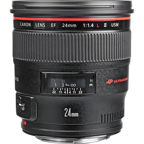 Lente Canon EF 24mm f/1.4L II USM - Câmera Mais - Equipamentos