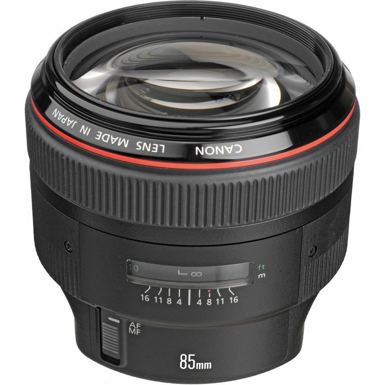 Canon lens ef 85mm f1.2 フード付 Canon LENS EF 85mm 1.2 L ULTRASONIC フード付 Canon EF 85mm f-1.2L II