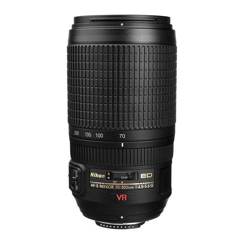 【良品】Nikon AF-S 70-300 4.5-5.6G ED VR Lente Nikon AF-S VR 70-300mm f/4.5-5.6G IF-ED - Câmera Mais