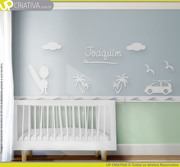 Tema Surfista Decore O Quarto Do Seu Bebe Upcriativa Com Br Decor Kids Upcriativa Com Br