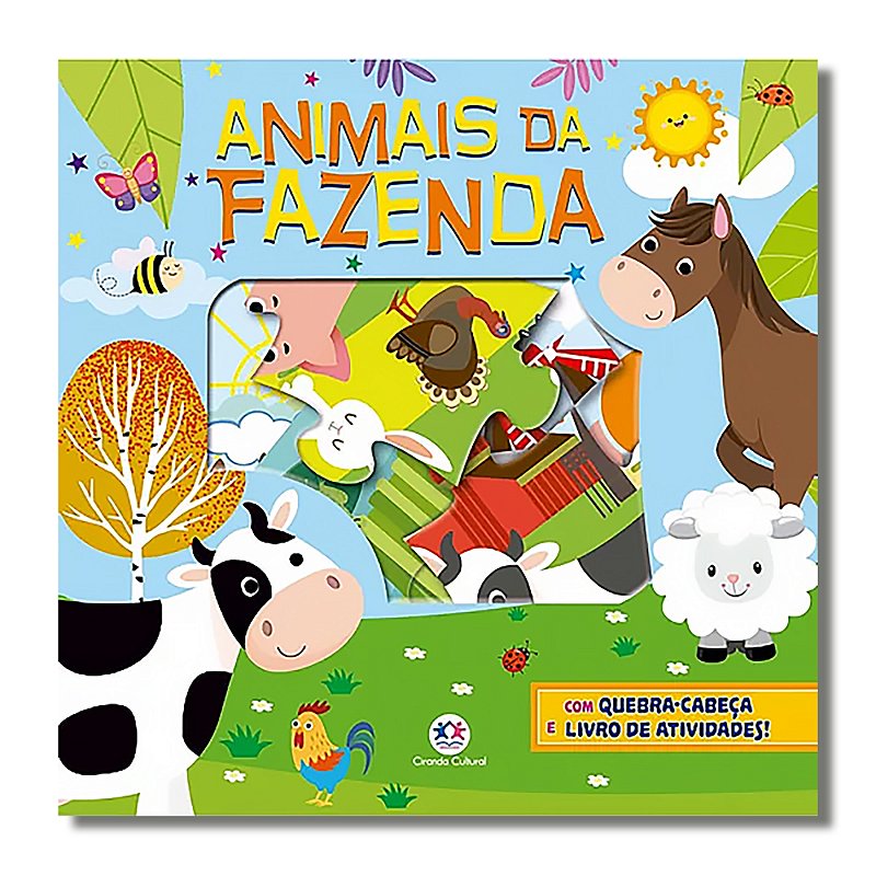 ANIMAIS DA FAZENDA - PARA LER E MONTAR - Editora Sobre Tudo
