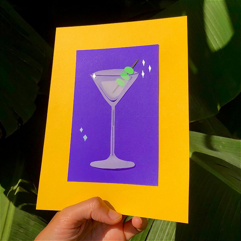 Colagem • Dry Martini