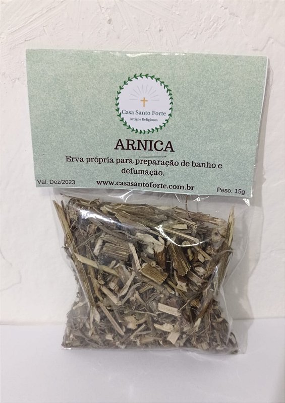 Erva Arnica 15g Casa Santo Forte Casa Santo Forte Seu Axé A Um Clique 5673