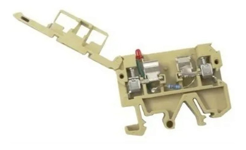 WEIDMÜLLER ASK1 EN 220 VCC – Conector Porta-Fusível com LED