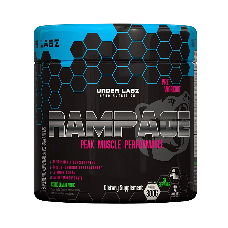 Pré Treino Rampage 300g Under Labz