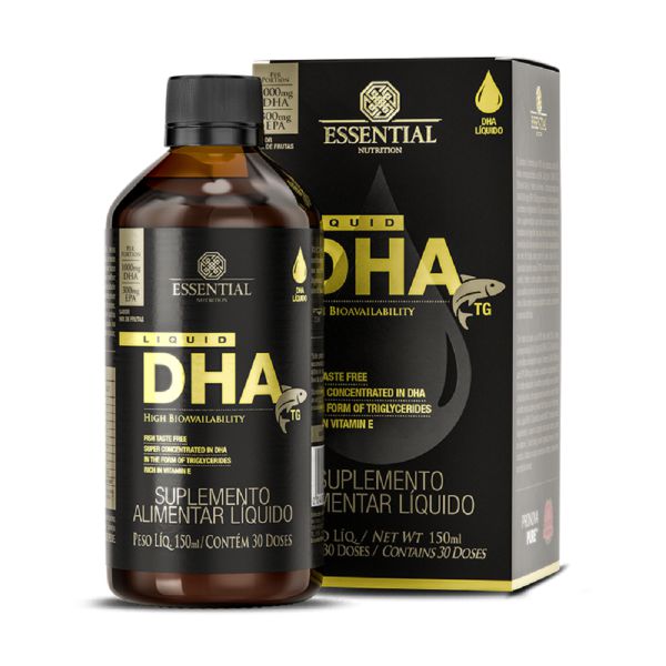 DHA Liquido 150ml Essential Nutrition NutriSense Preços imbatíveis