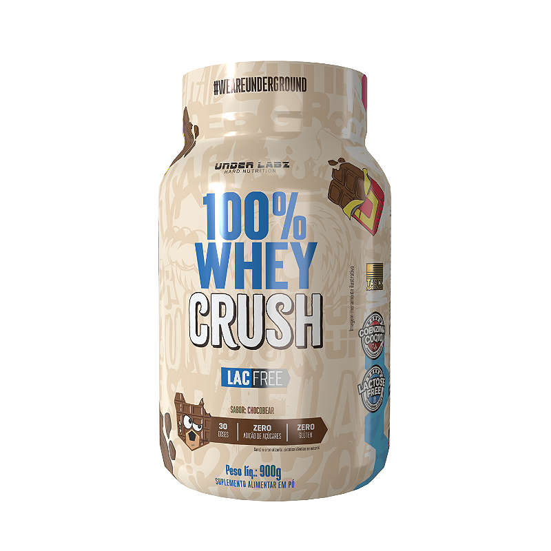 Whey 100% Crush 900g Lac Free Under Labz