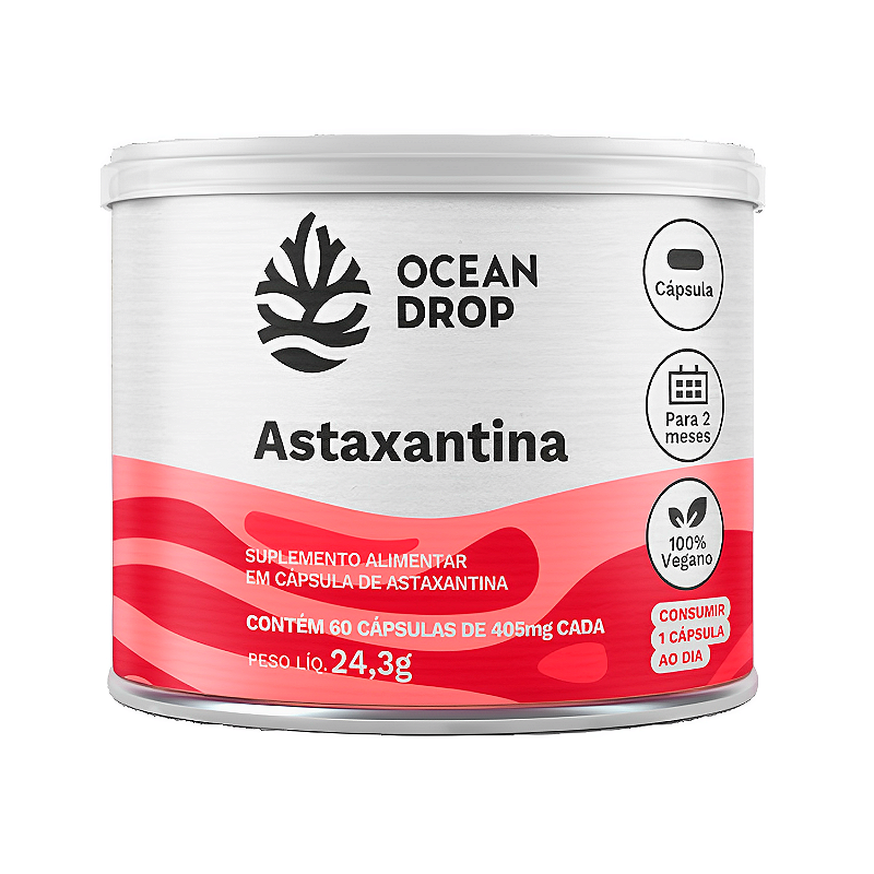 Astaxantina 60 Capsulas Ocean Drop