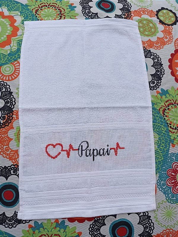 Toalha de lavabo Papai