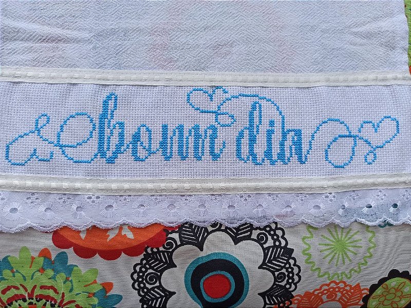 Pano de prato Bom Dia