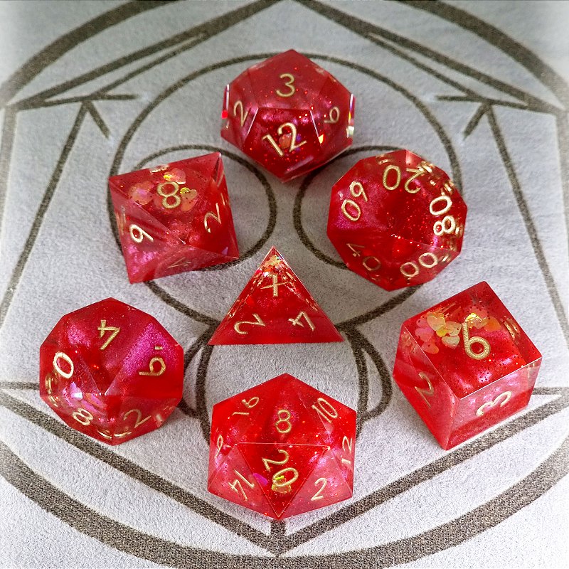 Blood Mary Set de Dados (7 peças) My Dice Factory