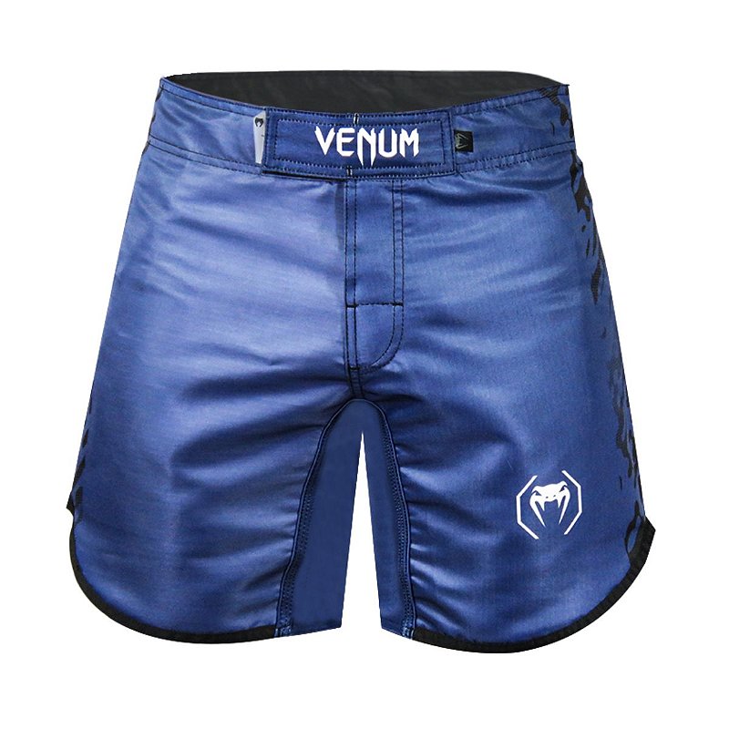 SHORT FIGHT LAZER NAVY - VENUM - PRALUTA SHOP - Sua Loja de