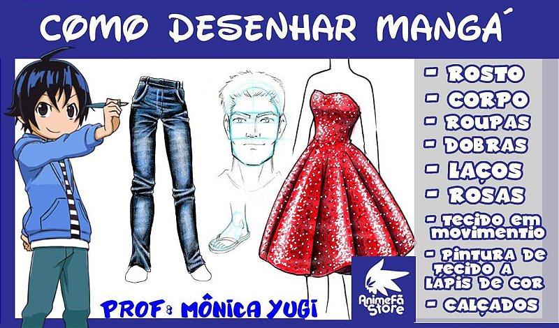 Como desenhar mangá - Rosto feminino, Notas de aula Desenho