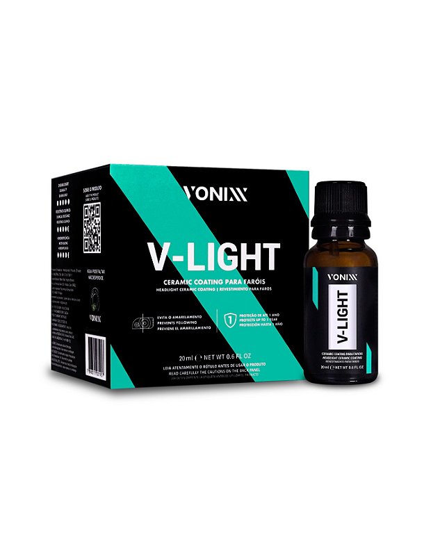 Vitrificador V-LIGHT 20ML - Ceramic Coating para faróis - AutoV