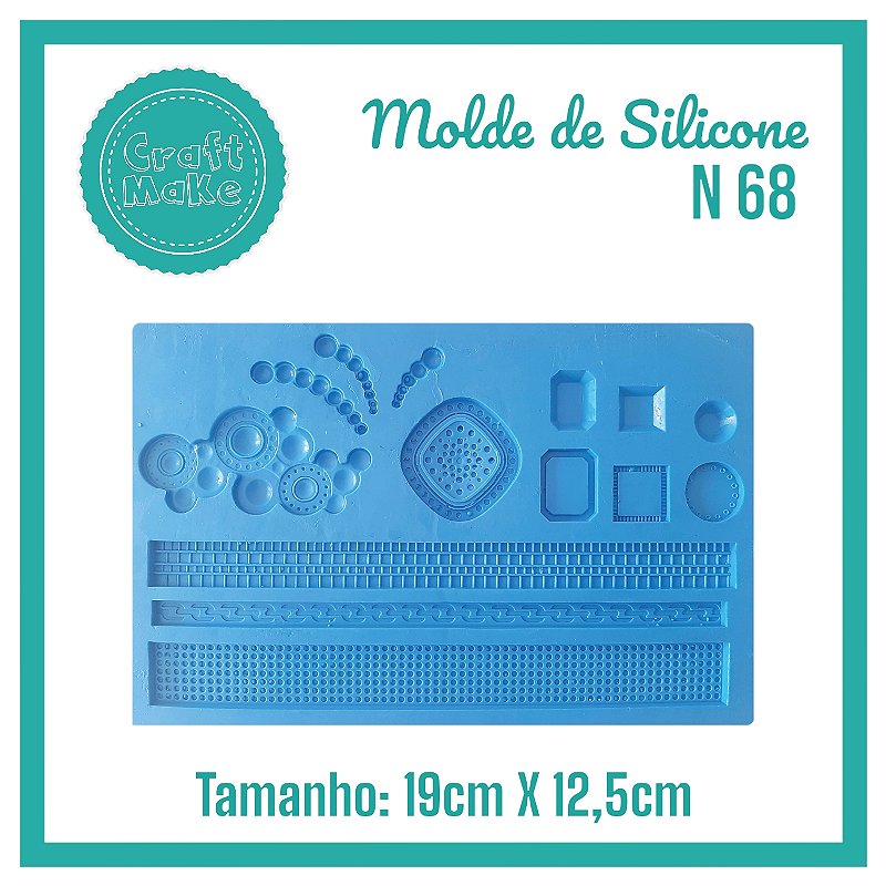 Molde de Silicone 68 - Jóias