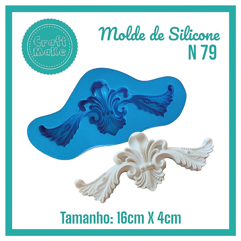 Molde de Silicone 79 - Arabesco G - Athenas