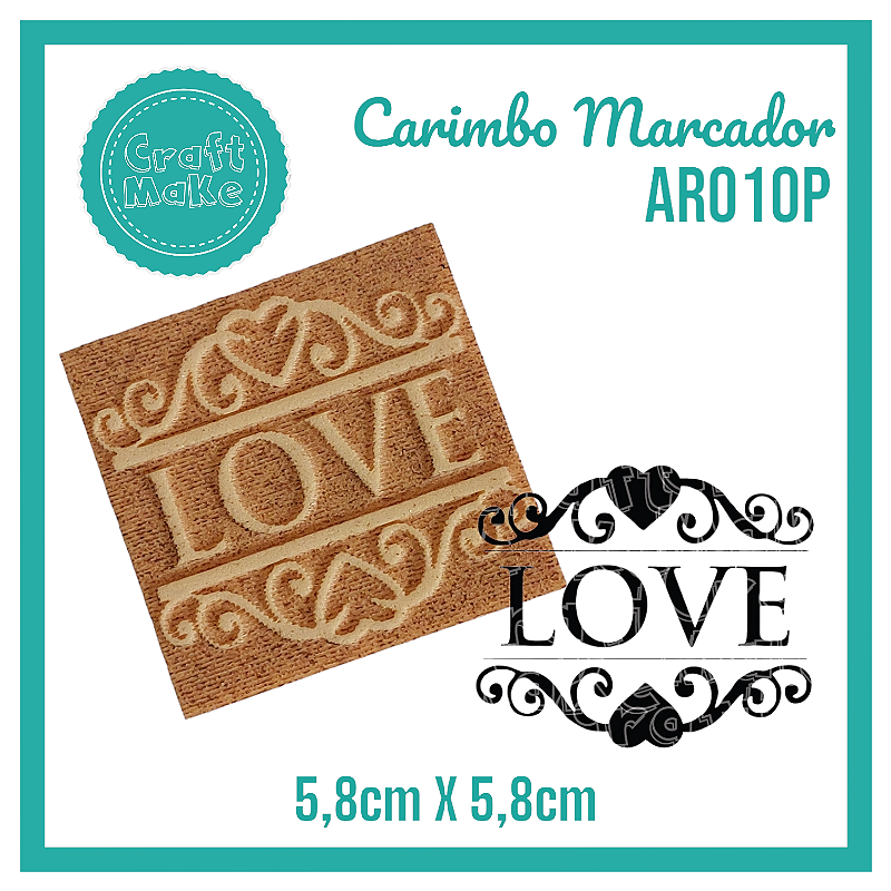 Carimbo Marcador AR10P - Love