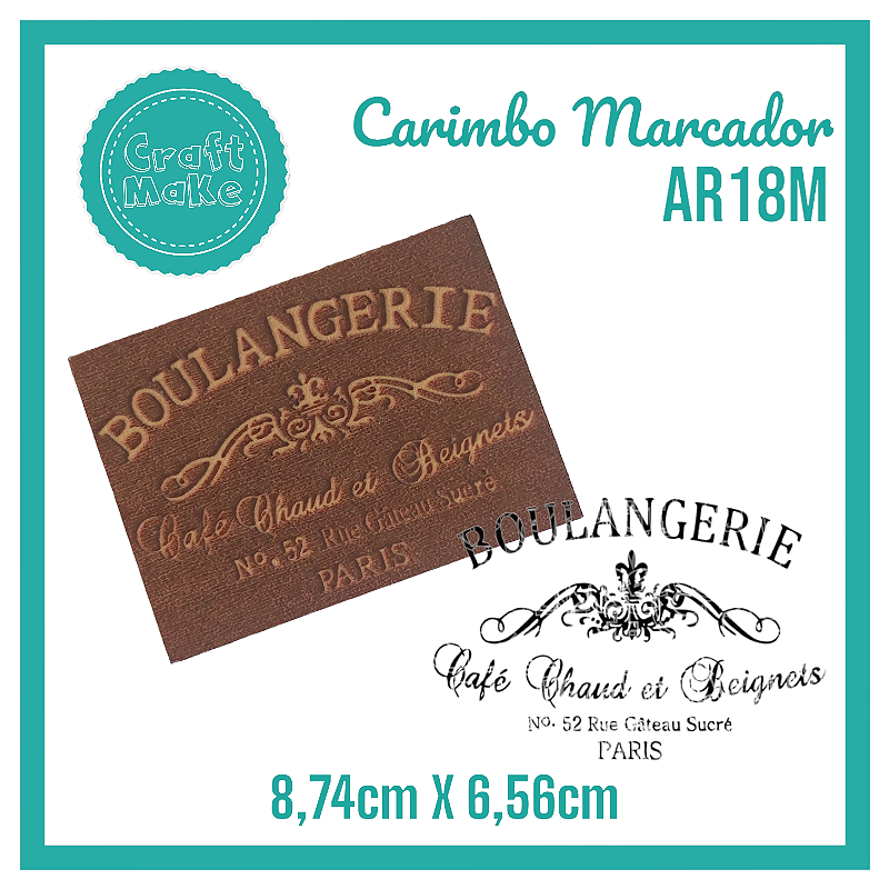 Carimbo Marcador AR18M - Boulangerie