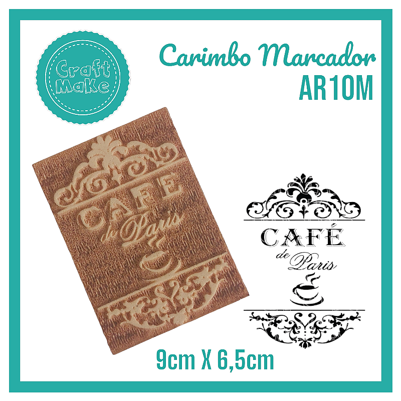 Carimbo Marcador AR10M - Café Paris