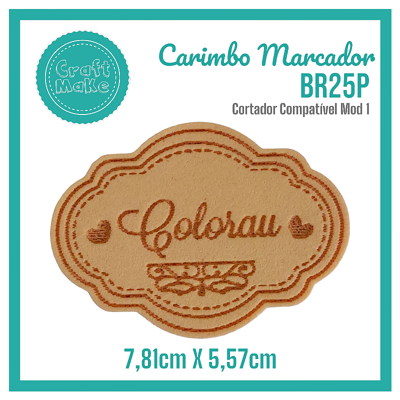 Carimbo Marcador BR25P - Colorau
